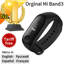 New Original Xiaomi Mi Band 3 Smart Bracelet Black 0.78 inch OLED Miband 3 Wristband Band3 Instant Message Call Fitness Tracker