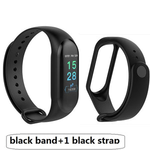 M3 Pro Smart Band Waterproof Fitness Tracker Smart Bracelet Blood Pressure Heart Rate Monitor Men Women Smart Watch PK Mi Band