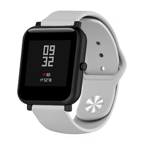 20mm Silicone Soft bands for Xiaomi Huami Amazfit Bip BIT strap belt Watch Wristband for galaxy watch 42mm/gear s4 Bracelet