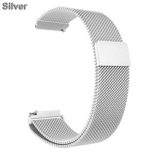 XShum Metal Stainless Steel Band For Fitbit Versa Strap Wrist Milanese Loop Magnetic Bracelet fit bit Verse Band Accessories