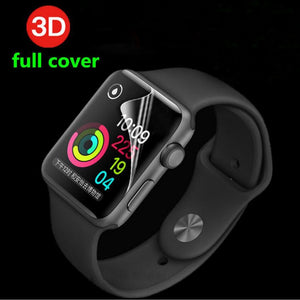 3D Full Coverage TPU(Not Glass) Protective Film For iwatch Apple Watch Series 1/2/3/4 38mm 42mm 40mm 44mm Screen Protector Cover