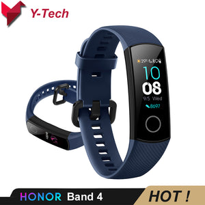 Huawei Honor Band 4 Smart Bracelet 50m Waterproof Fitness Tracker AMOLE Touch Screen Heart Rate Monitor Display Message Show