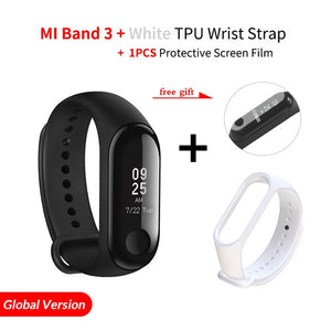 2018 Global Version New Original Xiaomi Mi Band 3 Smart Bracelet Black 0.78 inch OLED  Instant Message Call Weather Forecate