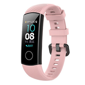 In Stock Silicone Wrist Strap For Huawei Honor Band 4 Standard Version Smart Wristband Sport Bracelet Band honor band 4 Correa