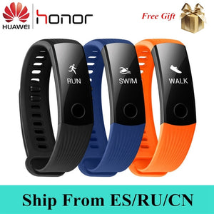 Original Huawei Honor Band 3 Smart Band 50 meters Swimming Waterproof Fitness Tracker Smart Watch Real-time Heart Rate Monitor