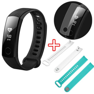 Original Huawei Honor Band 3 Smart Band 50 meters Swimming Waterproof Fitness Tracker Smart Watch Real-time Heart Rate Monitor