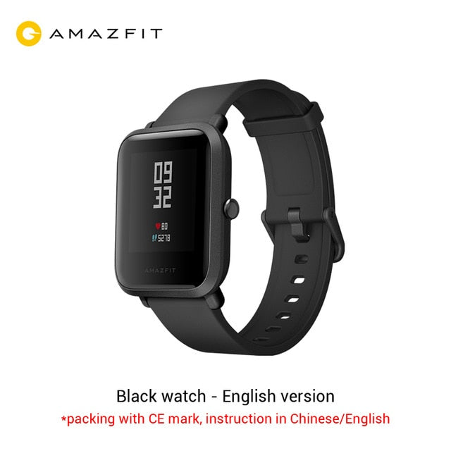Xiaomi Huami Amazfit Bip Smart Watch GPS Smartwatch Android iOS Heart Rate Monitor 45 Days Battery Life IP68 Always-on Display