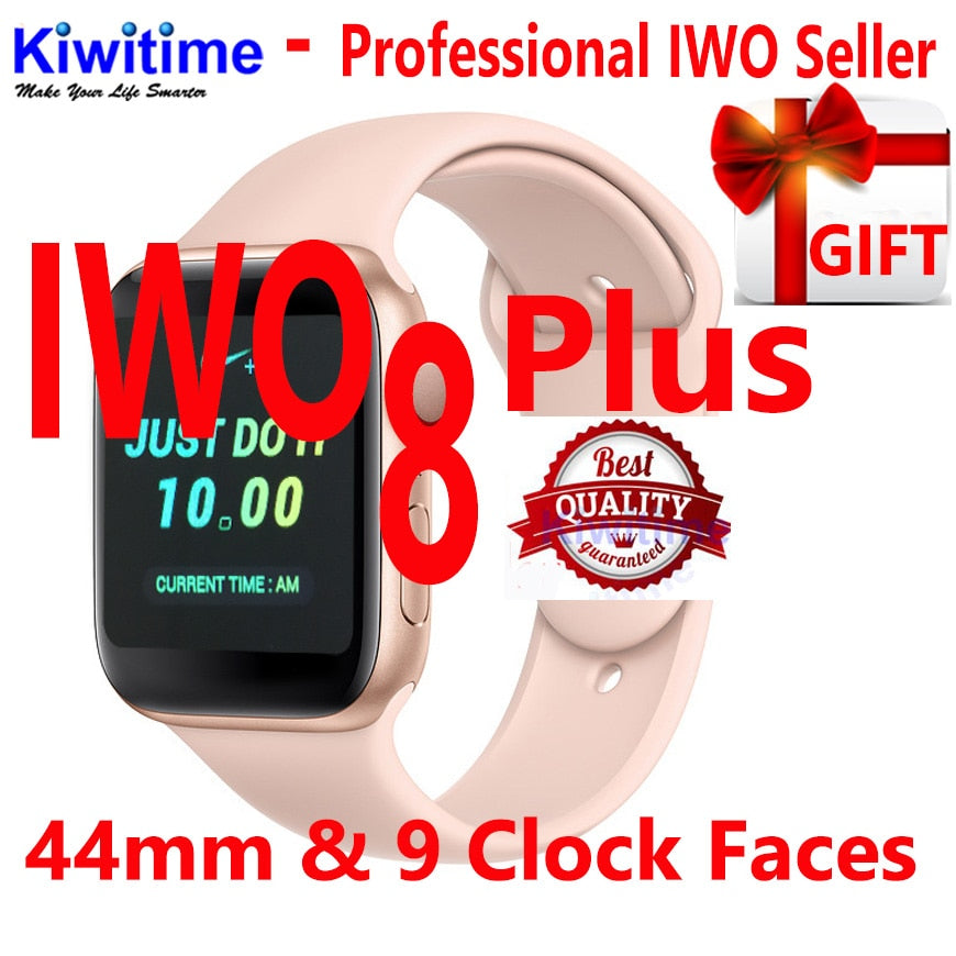 KIWITIME IWO 8 PLUS 44mm Watch 4 Heart Rate Smart Watch case for