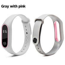 BOORUI Double color mi band 2 accessories pulseira miband 2 strap replacement silicone wriststrap for xiaomi mi2 smart bracelet
