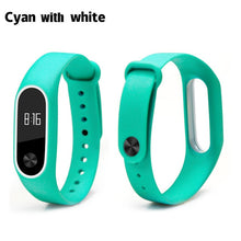 BOORUI Double color mi band 2 accessories pulseira miband 2 strap replacement silicone wriststrap for xiaomi mi2 smart bracelet