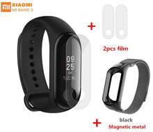 Original Xiaomi Mi Band 3 Smart Bracelet 5ATM Waterproof Fitness Tracker Wristband Heart Rate miband 3 with Steel metal strap
