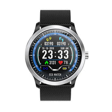 RUNDOING N58 ECG PPG smart watch with electrocardiograph ecg display,holter ecg heart rate monitor blood pressure smartwatch