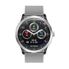 RUNDOING N58 ECG PPG smart watch with electrocardiograph ecg display,holter ecg heart rate monitor blood pressure smartwatch