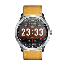 RUNDOING N58 ECG PPG smart watch with electrocardiograph ecg display,holter ecg heart rate monitor blood pressure smartwatch