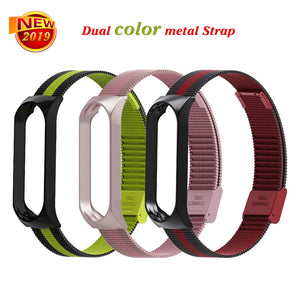 Bracelet for Xiaomi Mi Band 3 Strap watch metal/Silicone wrist strap For xiaomi mi band 3 accessories bracelet Miband 3 Strap