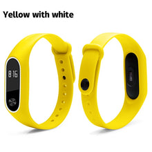 BOORUI Double color mi band 2 accessories pulseira miband 2 strap replacement silicone wriststrap for xiaomi mi2 smart bracelet