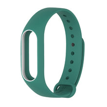Colorful MiBand 2 Silicone Wrist Strap Bracelet Double Color Replacement watchband for Original Xiaomi Mi band 2 Wristbands belt