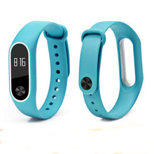 Colorful MiBand 2 Silicone Wrist Strap Bracelet Double Color Replacement watchband for Original Xiaomi Mi band 2 Wristbands belt