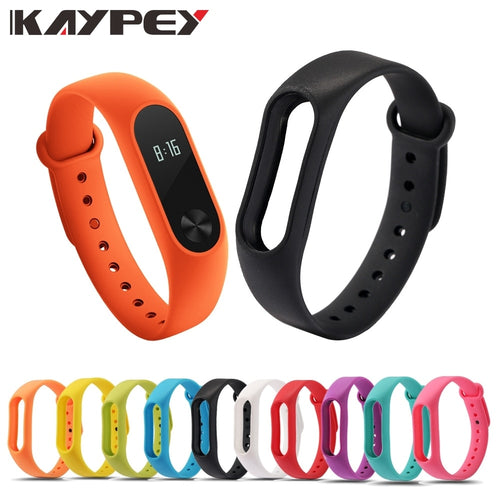Mi band 2 Colorful Strap Bracelet Accessories Pulseira Miband 2 Replacement Silicone Wriststrap Smart Wrist for Xiaomi Mi Band 2