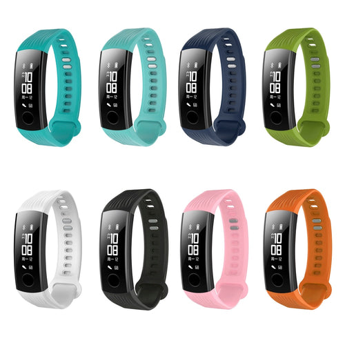 Wrist Band Strap for Huawei Honor 3 Fitness Smart Watch Wristband Adjustable Replacement Bracelet Watchstrap Soft Silicone Belt