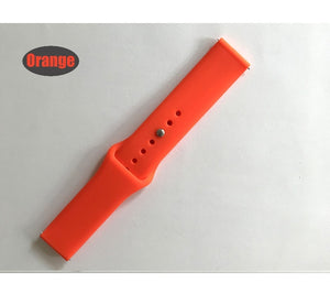 Silicone Watch Strap For Xiaomi Huami Amazfit Bip Wrist Strap 20mm Watchband Bracelet Samsung Galaxy Active Garmin vivoactive 3