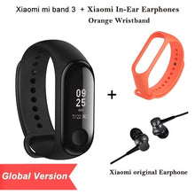 2018 Global Version New Original Xiaomi Mi Band 3 Smart Bracelet Black 0.78 inch OLED  Instant Message Call Weather Forecate