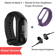 2018 Global Version New Original Xiaomi Mi Band 3 Smart Bracelet Black 0.78 inch OLED  Instant Message Call Weather Forecate