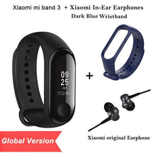 2018 Global Version New Original Xiaomi Mi Band 3 Smart Bracelet Black 0.78 inch OLED  Instant Message Call Weather Forecate