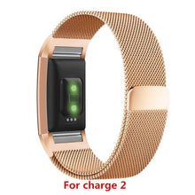 Milanese Magnet Strap For Fitbit Charge 3 For Charge 2 Fitness Band Stainless Steel Sport Watch Band Replacement Metal Bracelet