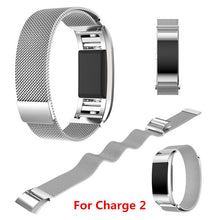 Milanese Magnet Strap For Fitbit Charge 3 For Charge 2 Fitness Band Stainless Steel Sport Watch Band Replacement Metal Bracelet