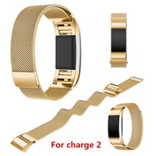 Milanese Magnet Strap For Fitbit Charge 3 For Charge 2 Fitness Band Stainless Steel Sport Watch Band Replacement Metal Bracelet