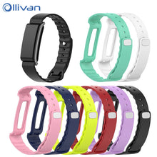 Ollivan Colorful Soft Silicone Replacement Bracelet Band Wrist Strap For Huawei Honor Band A2 Straps Color Band A2 Accessories