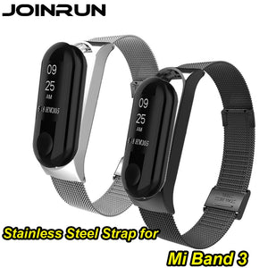 JOINRUN Mi Band 3 Wrist Strap Metal Screwless Stainless Steel For Xiaomi Mi Band 3 Strap Bracelet Miband 3 Wristbands Pulseira
