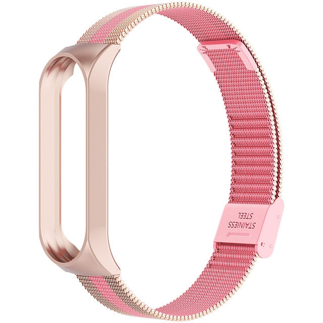 JOINRUN Mi Band 3 Wrist Strap Metal Screwless Stainless Steel For Xiaomi Mi Band 3 Strap Bracelet Miband 3 Wristbands Pulseira