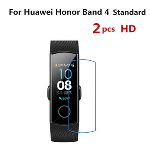 2PCS Films For Huawei Honor Band 4 Screen Protectors Cover Soft TPU HD Anti Scratch Ultra Clear Protective Film For Honor Band 4