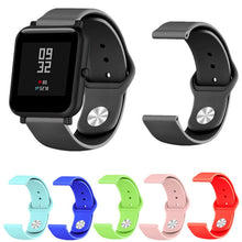 Silicone Soft Strap for Xiaomi Huami Amazfit Bip BIT Lite Youth Smart Watch Wearable Wrist Bracelet Amazfit Watchband 20mm Strap