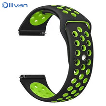 Silicone Strap For Xiaomi Huami Amazfit Stratos 2 Pace Smart Watch Band 22MM Sport Strap For Samsung Gear S3 Huawei GT Active