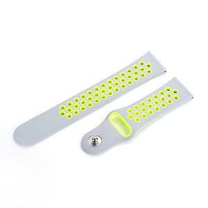 Silicone Strap For Xiaomi Huami Amazfit Stratos 2 Pace Smart Watch Band 22MM Sport Strap For Samsung Gear S3 Huawei GT Active