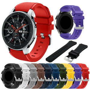 Sport silicone strap For Samsung Galaxy Watch 46mm Bracelet Soft Wrist strap Replacement watchband for Huami Amazfit Stratos 2