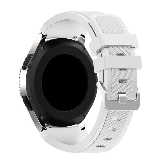 Sport silicone strap For Samsung Galaxy Watch 46mm Bracelet Soft Wrist strap Replacement watchband for Huami Amazfit Stratos 2
