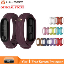 Mijobs Mi Band 3 Strap Silicone Wrist Strap for Xiaomi Mi Band 3 Accessories Miband 3 Smart Wristbands Bracelet Miband 3 Strap