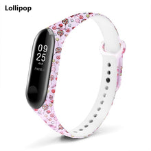 BOORUI mi band 3 strap Comfortable Colorful mi band strap with varied flowers printing for xiaomi miband 3 smart bracelets