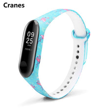 BOORUI mi band 3 strap Comfortable Colorful mi band strap with varied flowers printing for xiaomi miband 3 smart bracelets