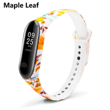 BOORUI mi band 3 strap Comfortable Colorful mi band strap with varied flowers printing for xiaomi miband 3 smart bracelets